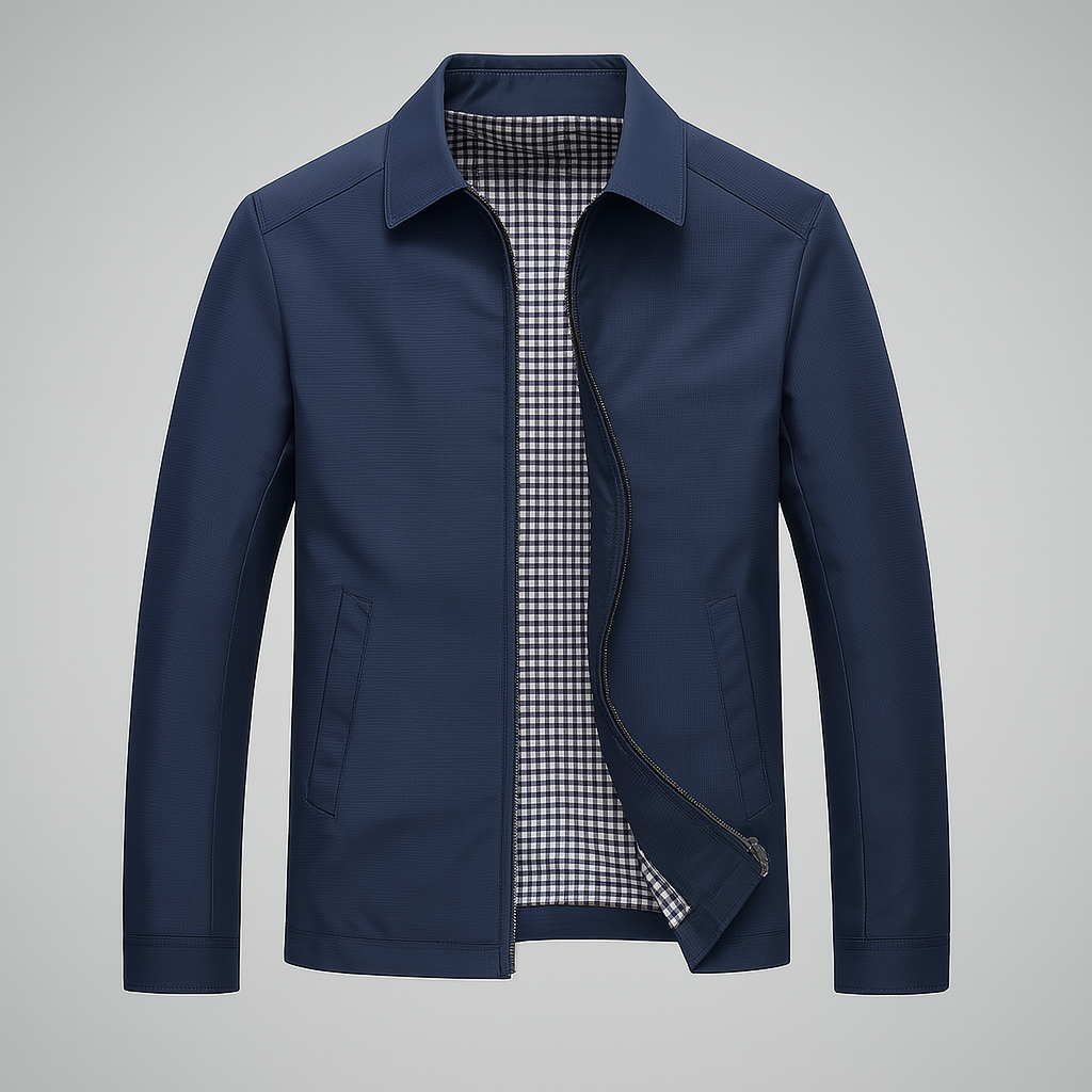 Men's Ankle-Length Wool Blend Coat - Elegant Winter Overcoat