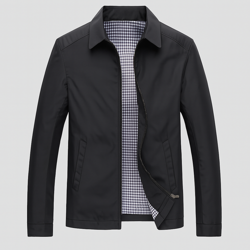 Men's Ankle-Length Wool Blend Coat - Elegant Winter Overcoat