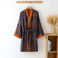 Men's Lightweight Cotton Kimono Robe - Breathable Loungewear