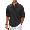 Casual Button-Down Shirt for Men, Breathable Smart-Casual Cotton Fit