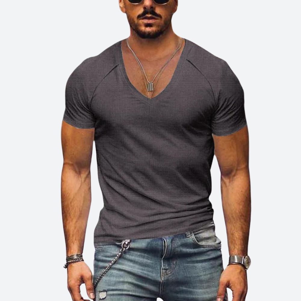 Men's Breathable Summer Shirt - Lightweight Short Sleeve Casual Shirt