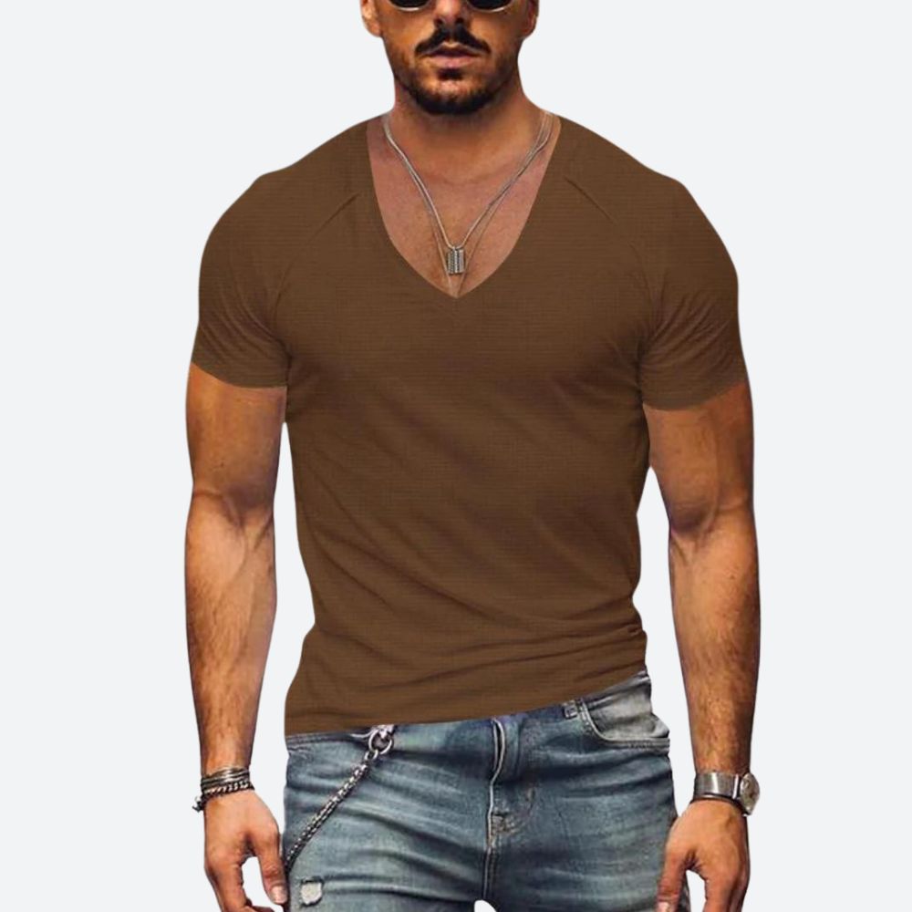 Men's Breathable Summer Shirt - Lightweight Short Sleeve Casual Shirt