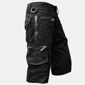 Men's Utility Cargo Shorts, Knee-Length Cotton-Blend Shorts with Multiple Pockets