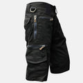 Men's Utility Cargo Shorts, Knee-Length Cotton-Blend Shorts with Multiple Pockets