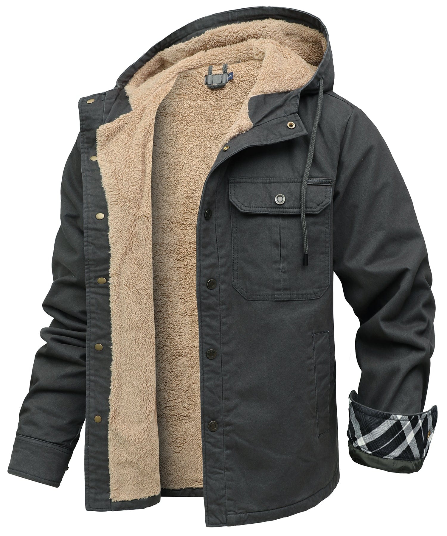 Apex Fleece Jacket for Men - Wind-Resistant Insulated Work Jacket