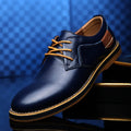Men's Oxford Shoes, Leather Lace Up Dress Shoes