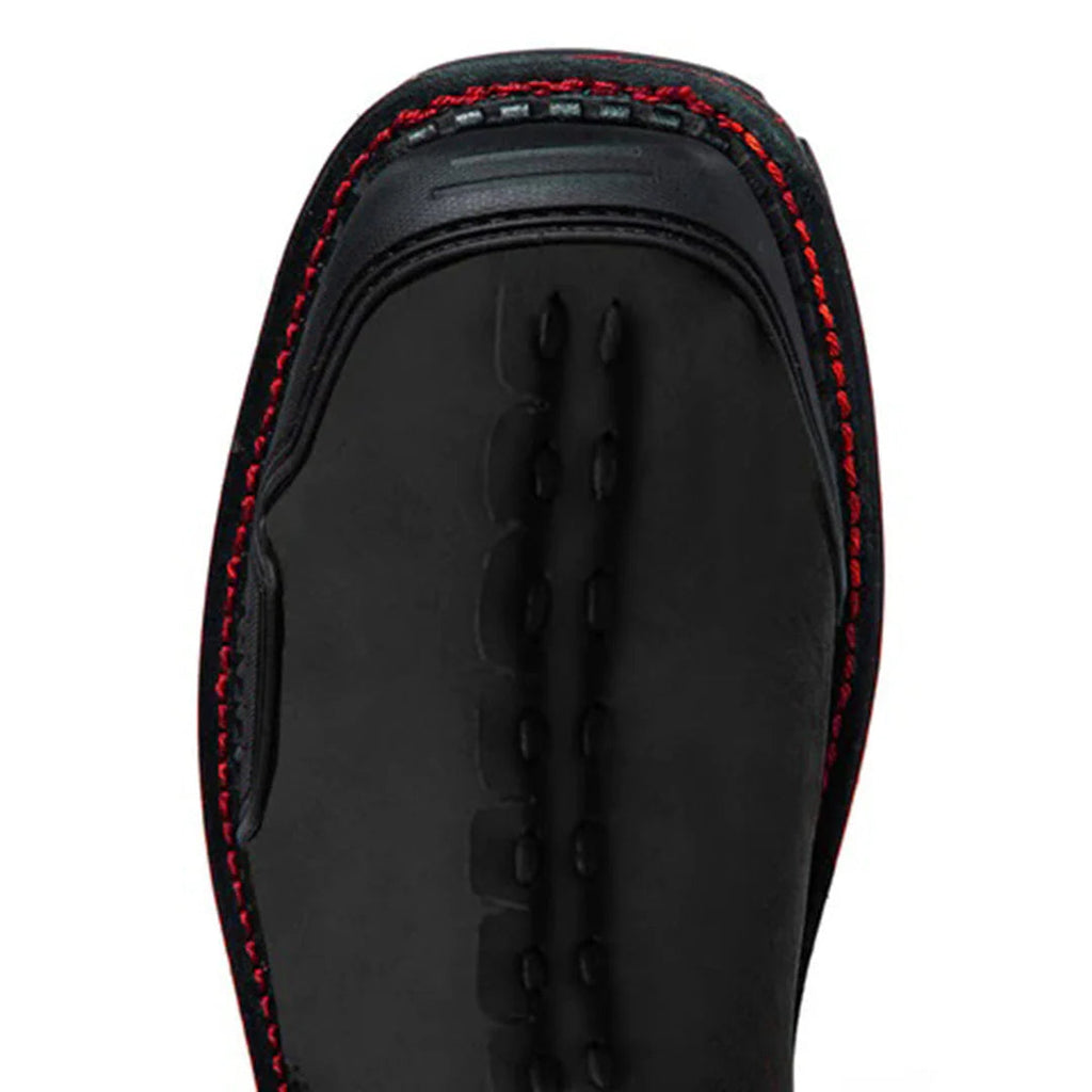 Men's Ankle Boots with Skull Accent, Bold PU Leather Boots for Everyday Wear