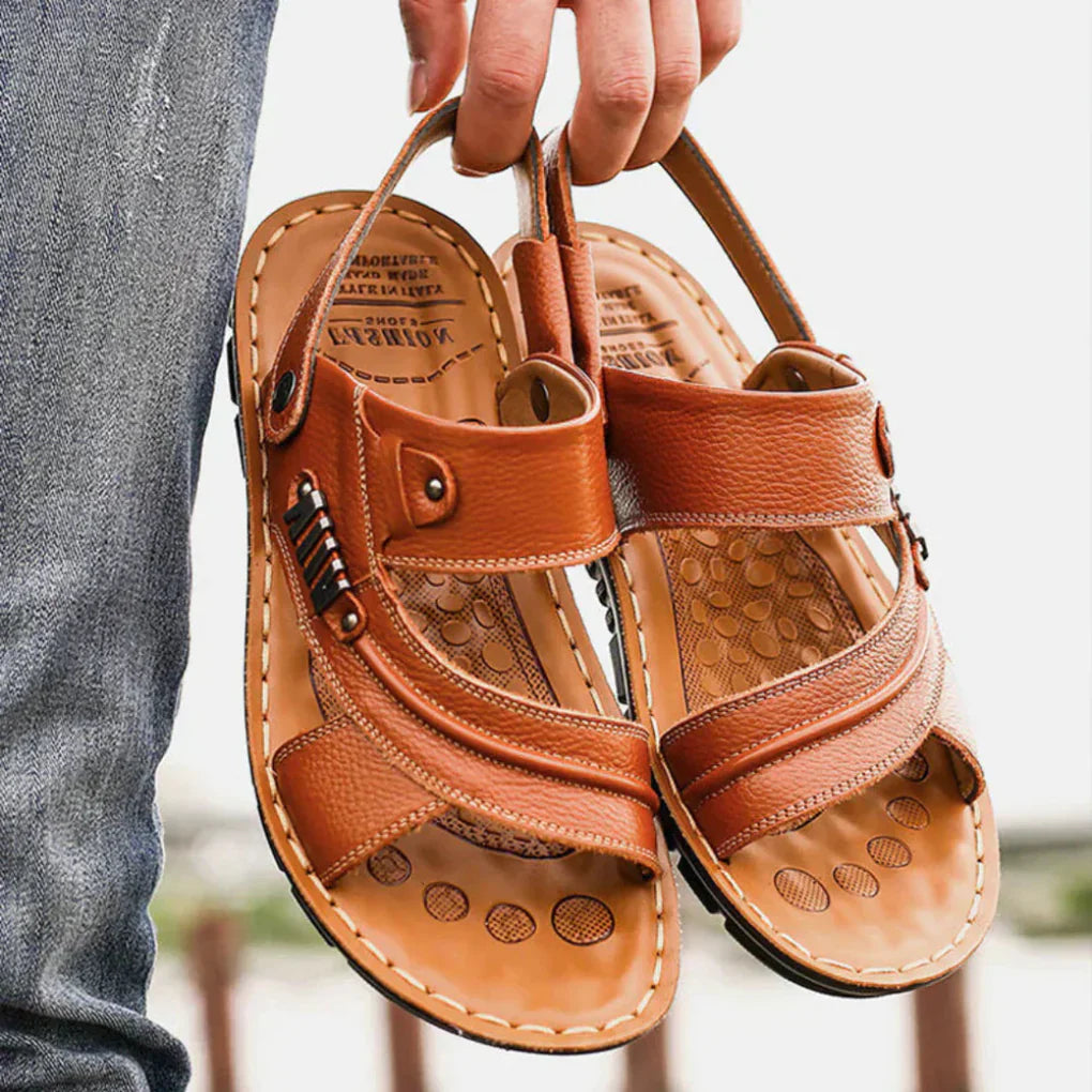Men's Orthopedic Comfort Sandals with Adjustable Straps