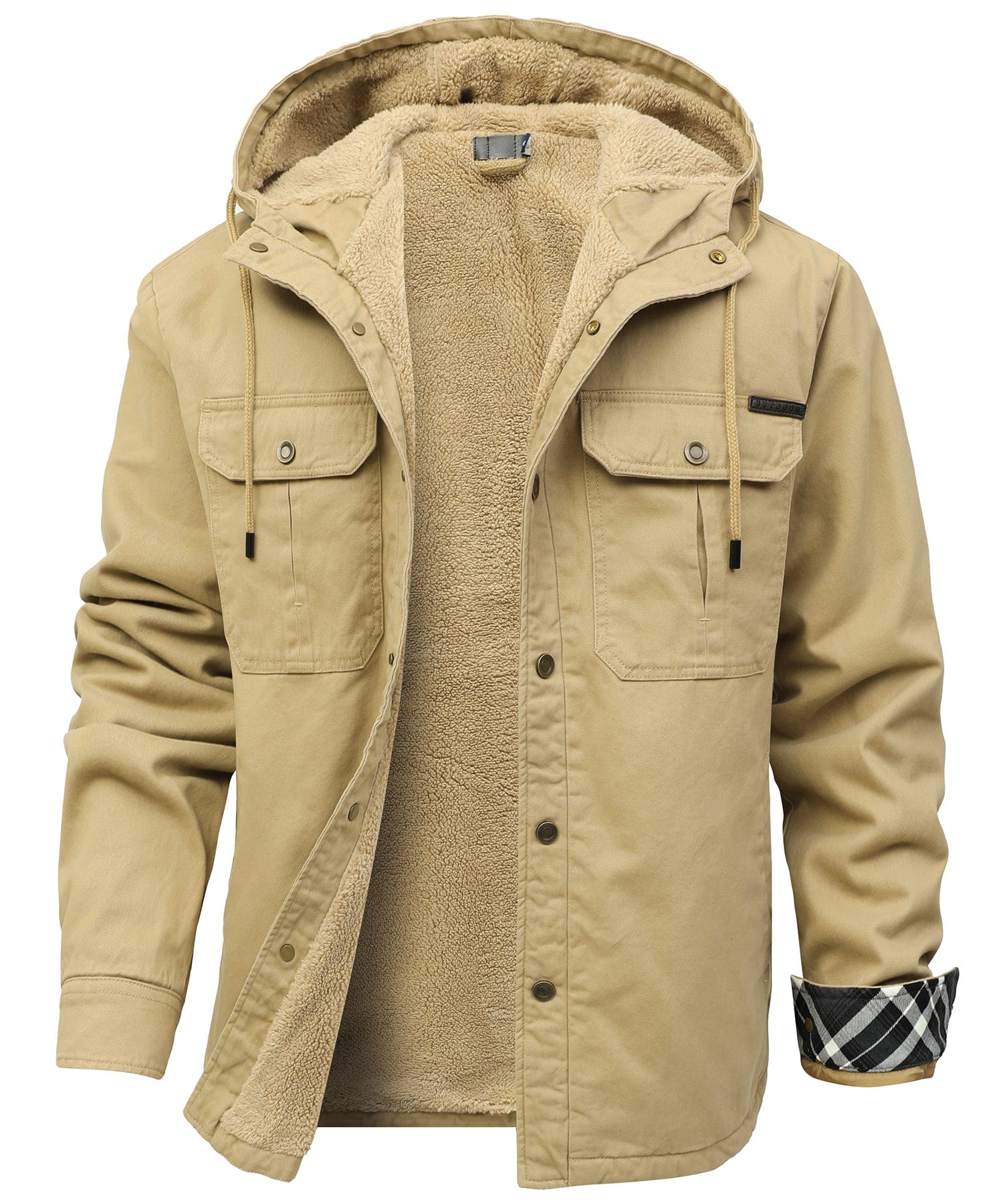 Apex Fleece Jacket for Men - Wind-Resistant Insulated Work Jacket