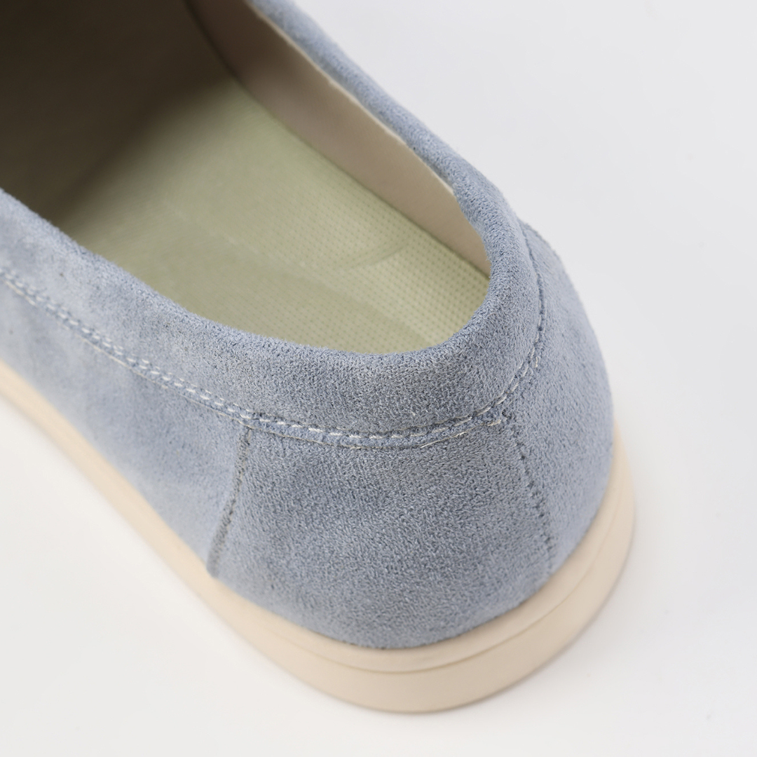 Men's Casual Slip-On Loafers with Contrast Sole, Durable Everyday Shoes