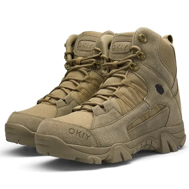 Men's Waterproof Hiking Shoes, Durable Trail Shoes with Non-Slip Grip