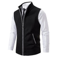 Men's Suit Vest - Five-Button Waistcoat with Adjustable Back Strap