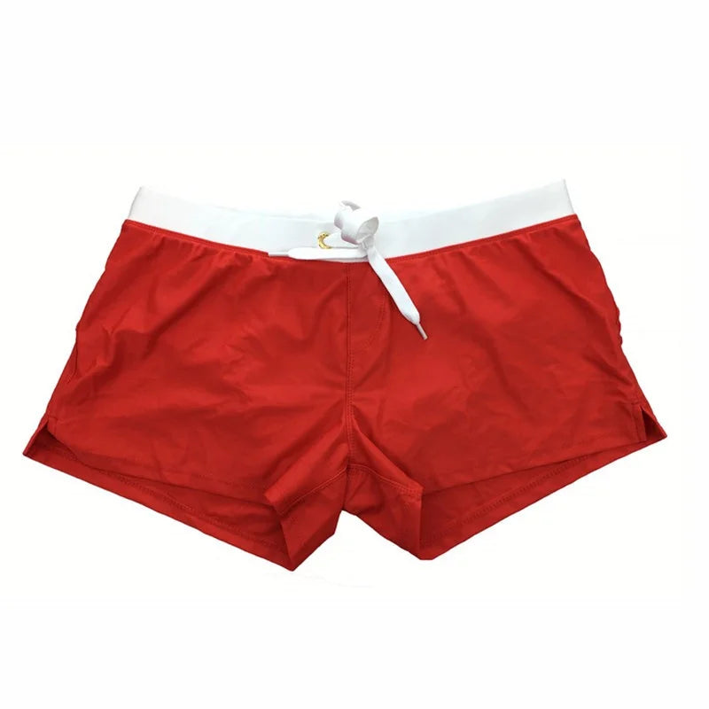 Men's Swim Shorts, Quick-Dry Trunks with Side Slits for Active Days