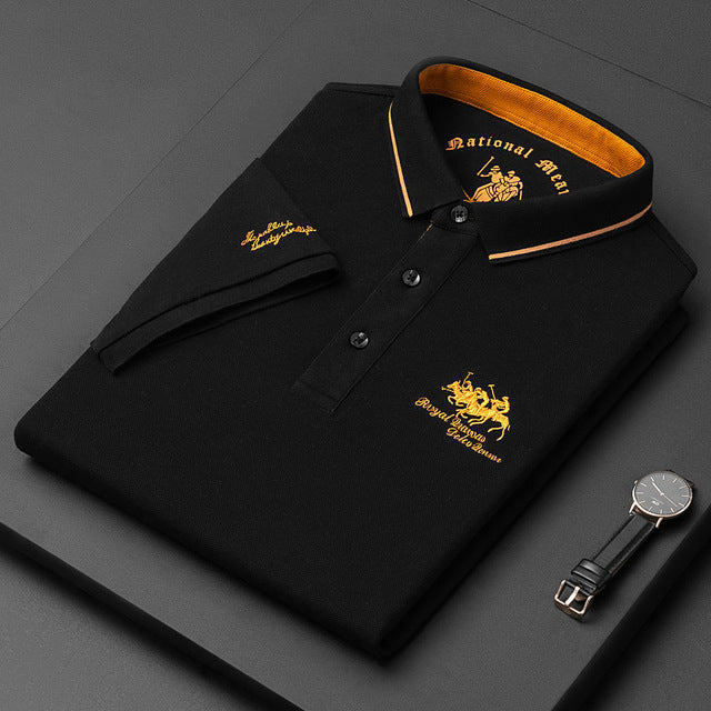 Men's Classic Polo Shirt - Tailored Fit, Premium Fabric Blend