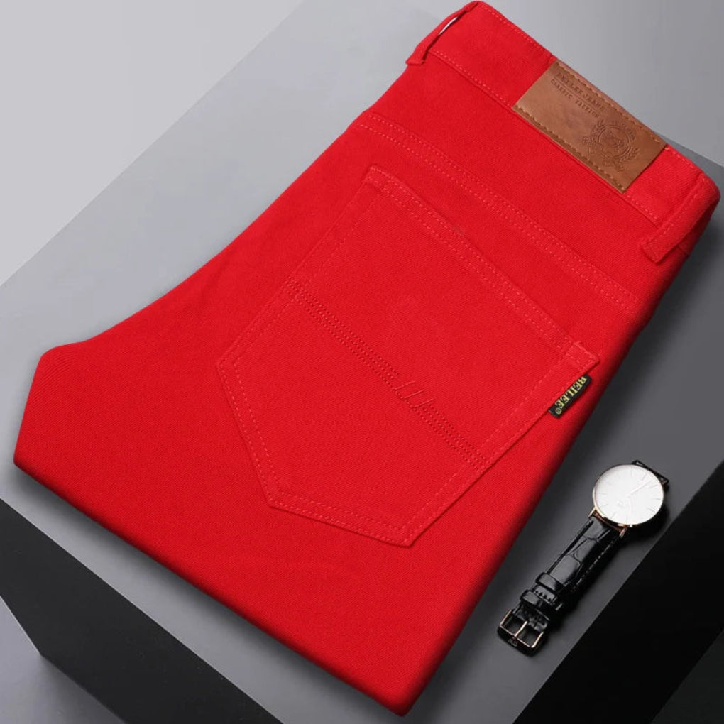 Slim Fit Men's Jeans - Premium Stretch Denim