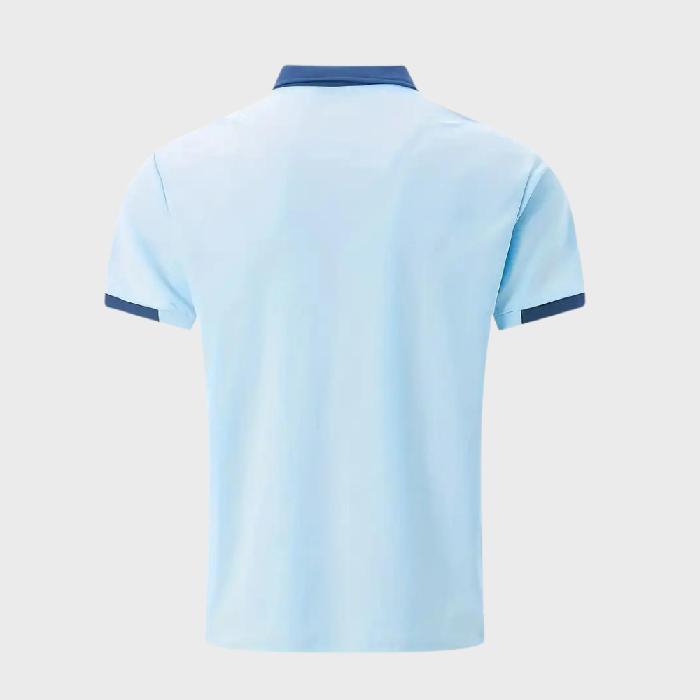 Men's Classic Polo Shirt, Breathable Polyester Short Sleeve Top