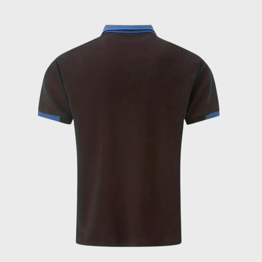 Men's Classic Polo Shirt, Breathable Polyester Short Sleeve Top