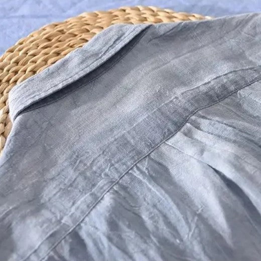 Men's Short Sleeve Button-Front Shirt, Lightweight Breathable Casual Fit