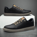 Men's Breathable Low-Top Sneakers with Lace-Up Closure