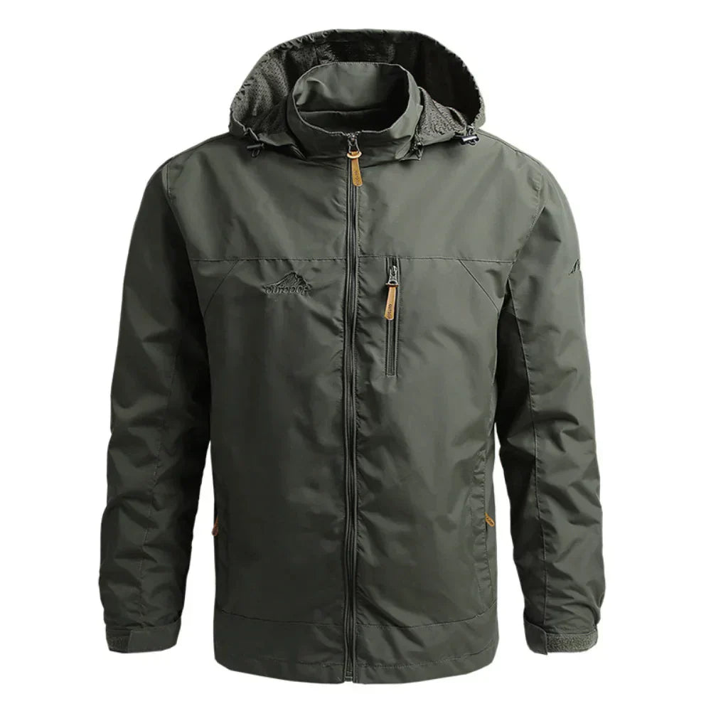Athenium Coat for Men - Waterproof Windproof Coat with Hood and Pockets