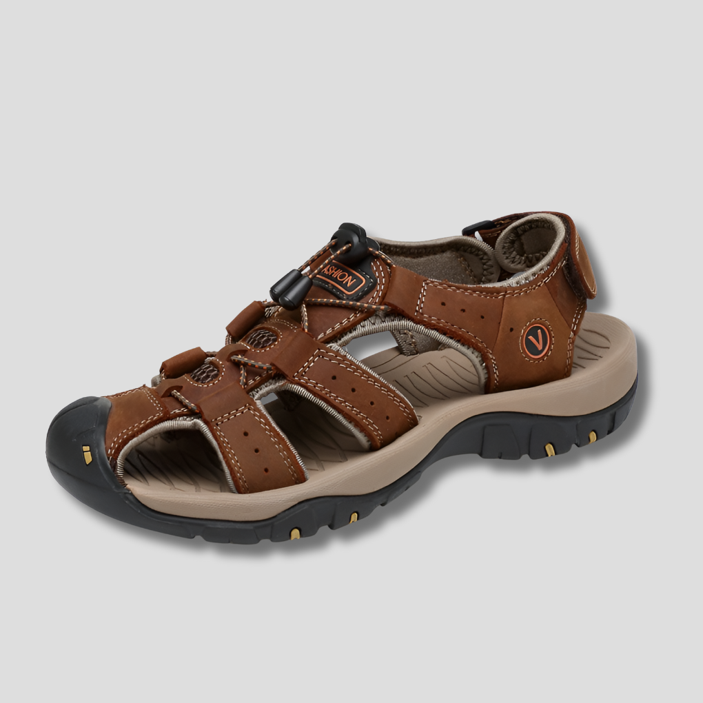 Men's Orthopedic Sandals with Adjustable Straps, Supportive Comfort