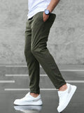Men's Modern Stretch Pants - Slim Fit Stretch Trousers for Office & Casual