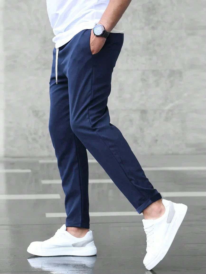 Men's Modern Stretch Pants - Slim Fit Stretch Trousers for Office & Casual