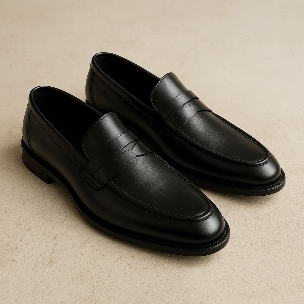 Men's Penny Loafers - Classic Slip-On Dress Shoes