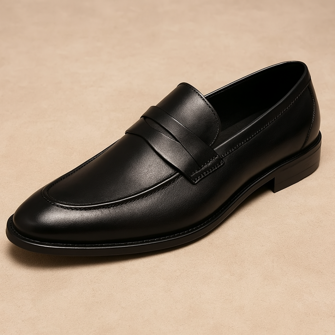Men's Penny Loafers - Classic Slip-On Dress Shoes