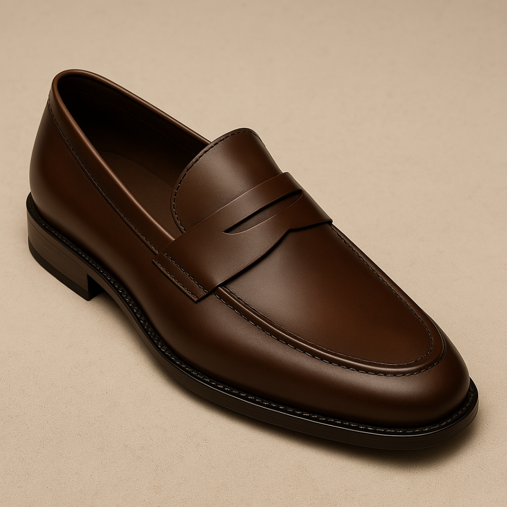 Men's Penny Loafers - Classic Slip-On Dress Shoes