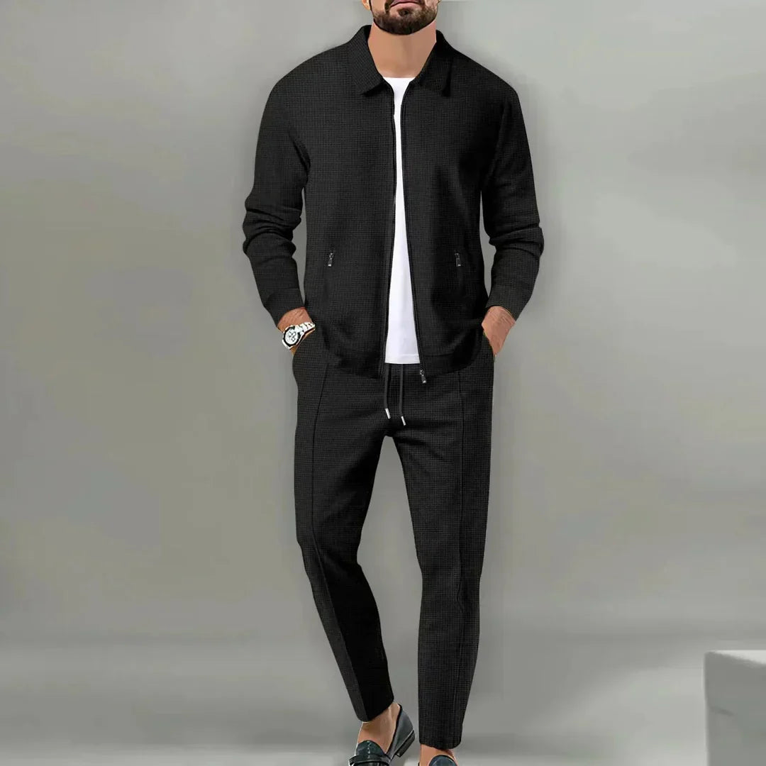 Men's Two-Piece Suit - Slim Fit Blazer and Trousers for Business and Formal Wear