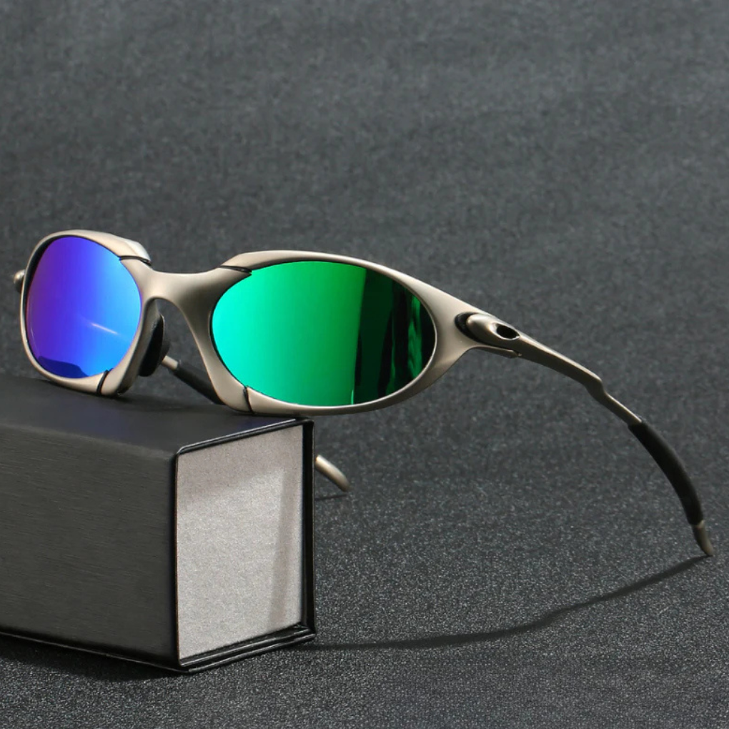 Men's Sporty Polarized Sunglasses - Glare-Reducing Sport Frame