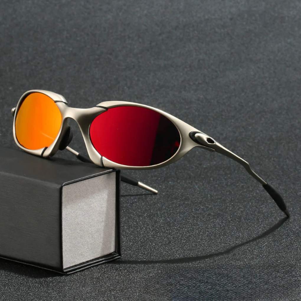 Men's Sporty Polarized Sunglasses - Glare-Reducing Sport Frame