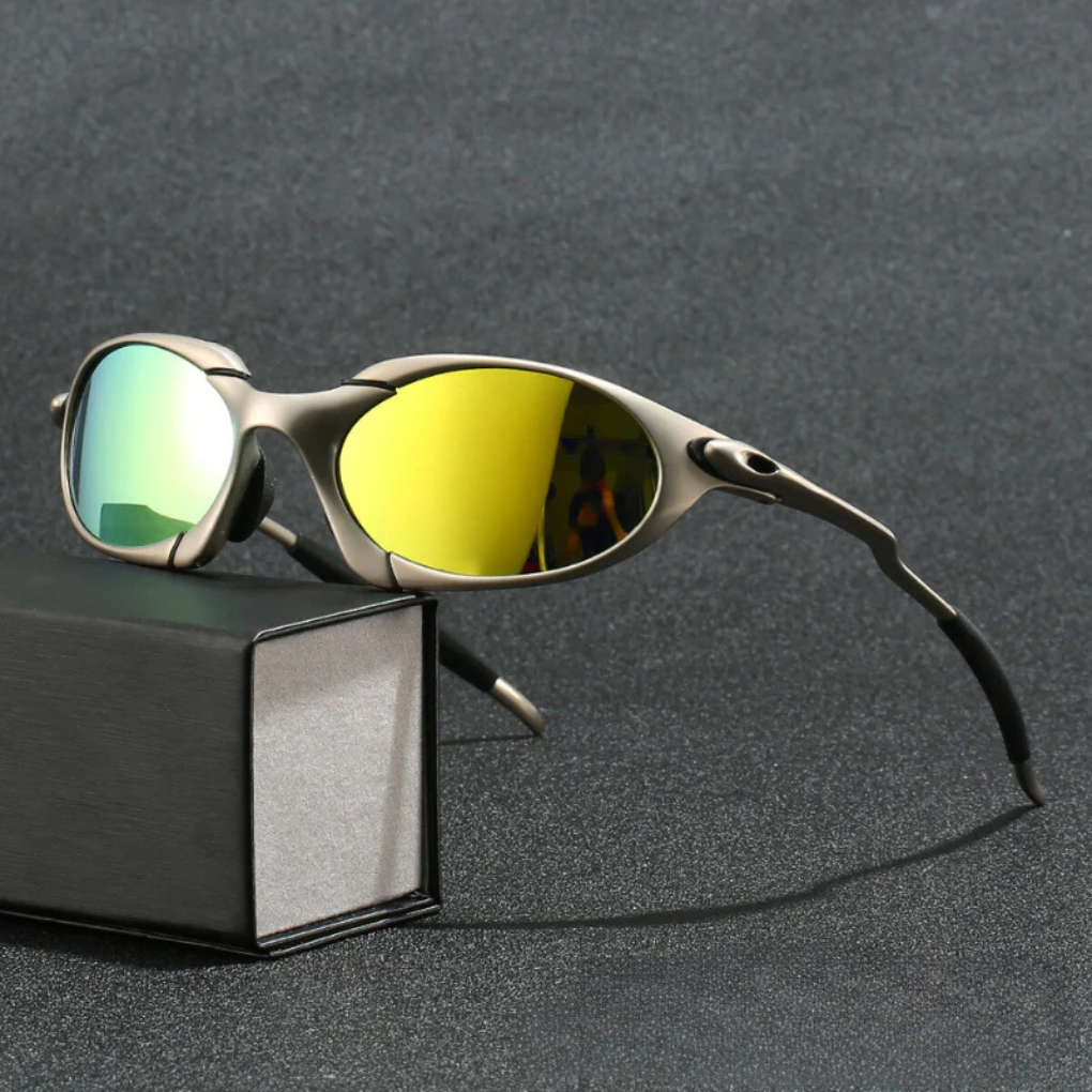 Men's Sporty Polarized Sunglasses - Glare-Reducing Sport Frame
