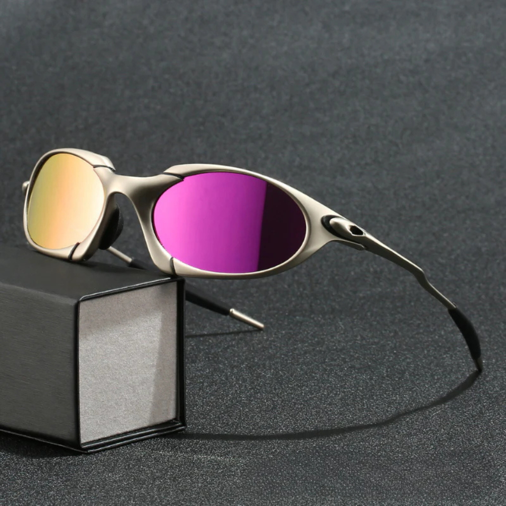 Men's Sporty Polarized Sunglasses - Glare-Reducing Sport Frame