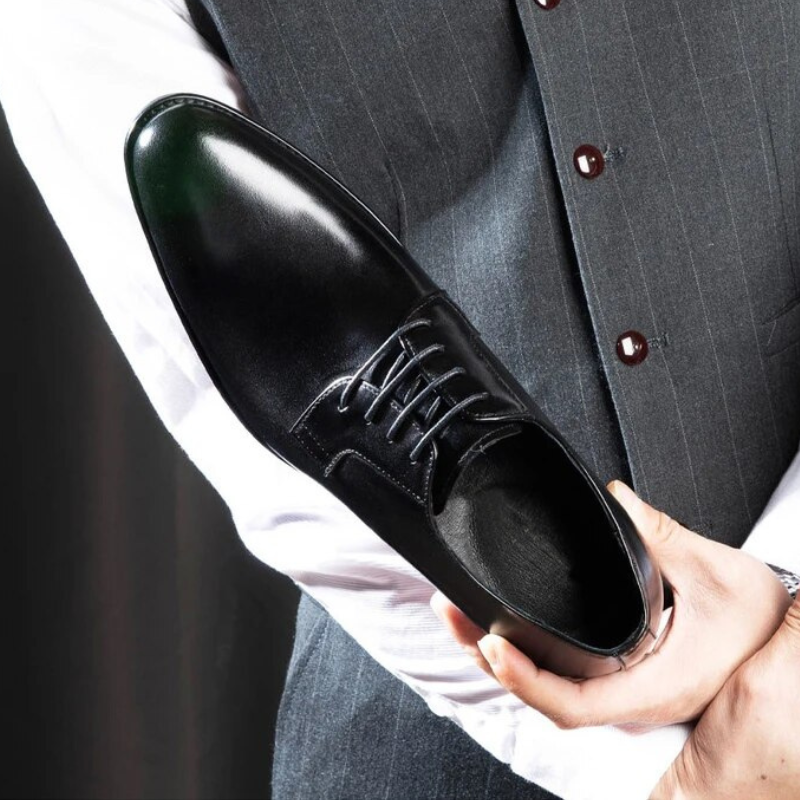 Elithro Genuine Leather Shoes - Tailored Fit Dress Shoes for Men