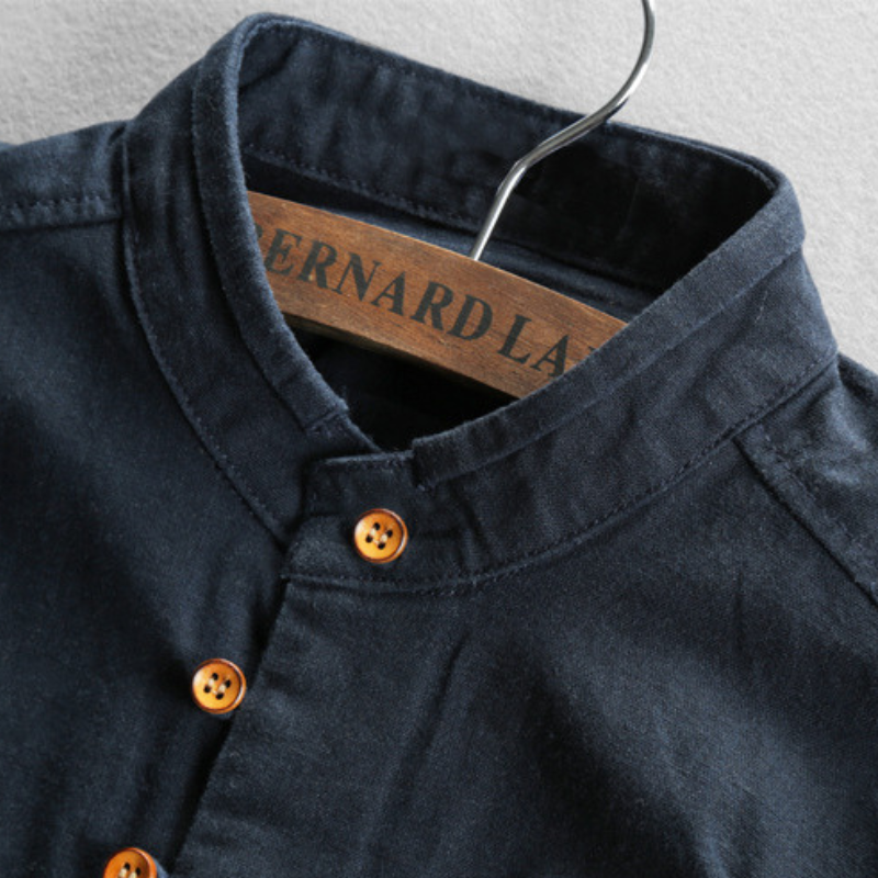 Sapporo Japanese Style Shirt - Ultra-Soft Premium Linen for Men