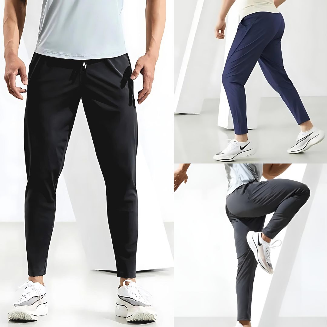 Performance Joggers for Men - Moisture-Wicking Tapered Fit Sweatpants