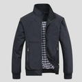 Men's Wind-Resistant Jacket, Lightweight Zip Jacket with High Collar