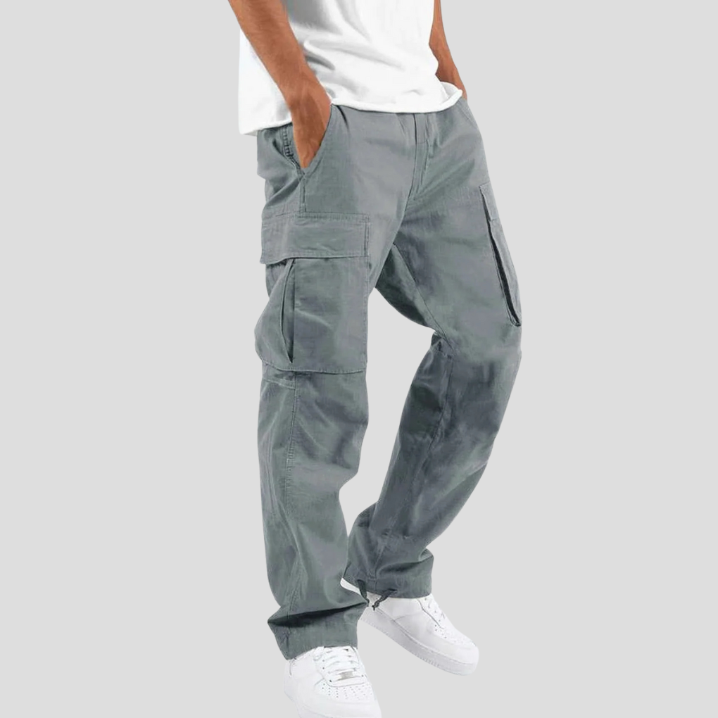 Men's Cargo Pants, Tapered Fit Everyday Cargo Trousers