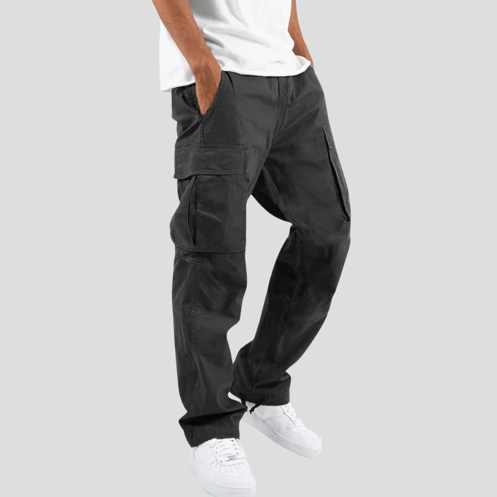 Men's Cargo Pants, Tapered Fit Everyday Cargo Trousers