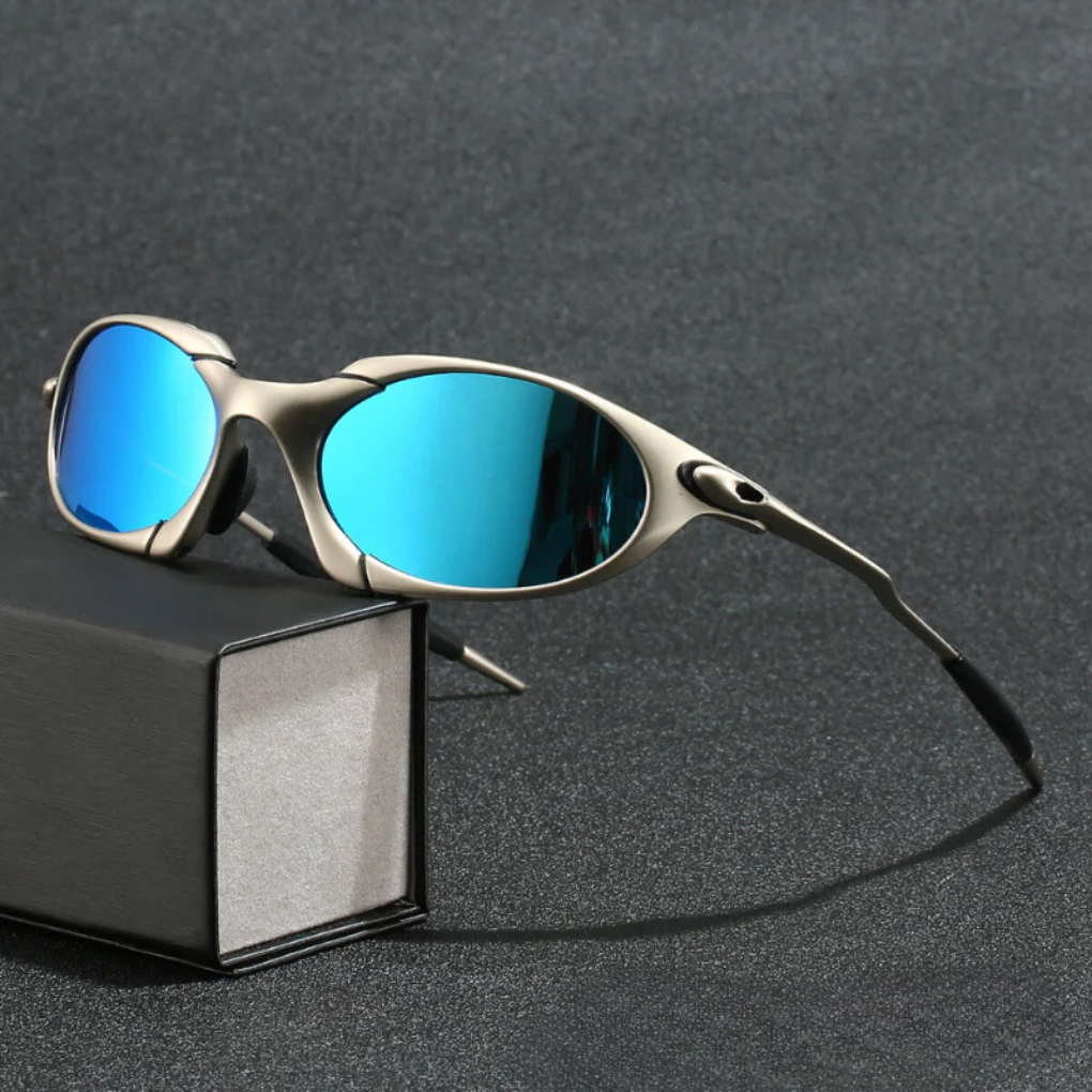 Men's Sporty Polarized Sunglasses - Glare-Reducing Sport Frame