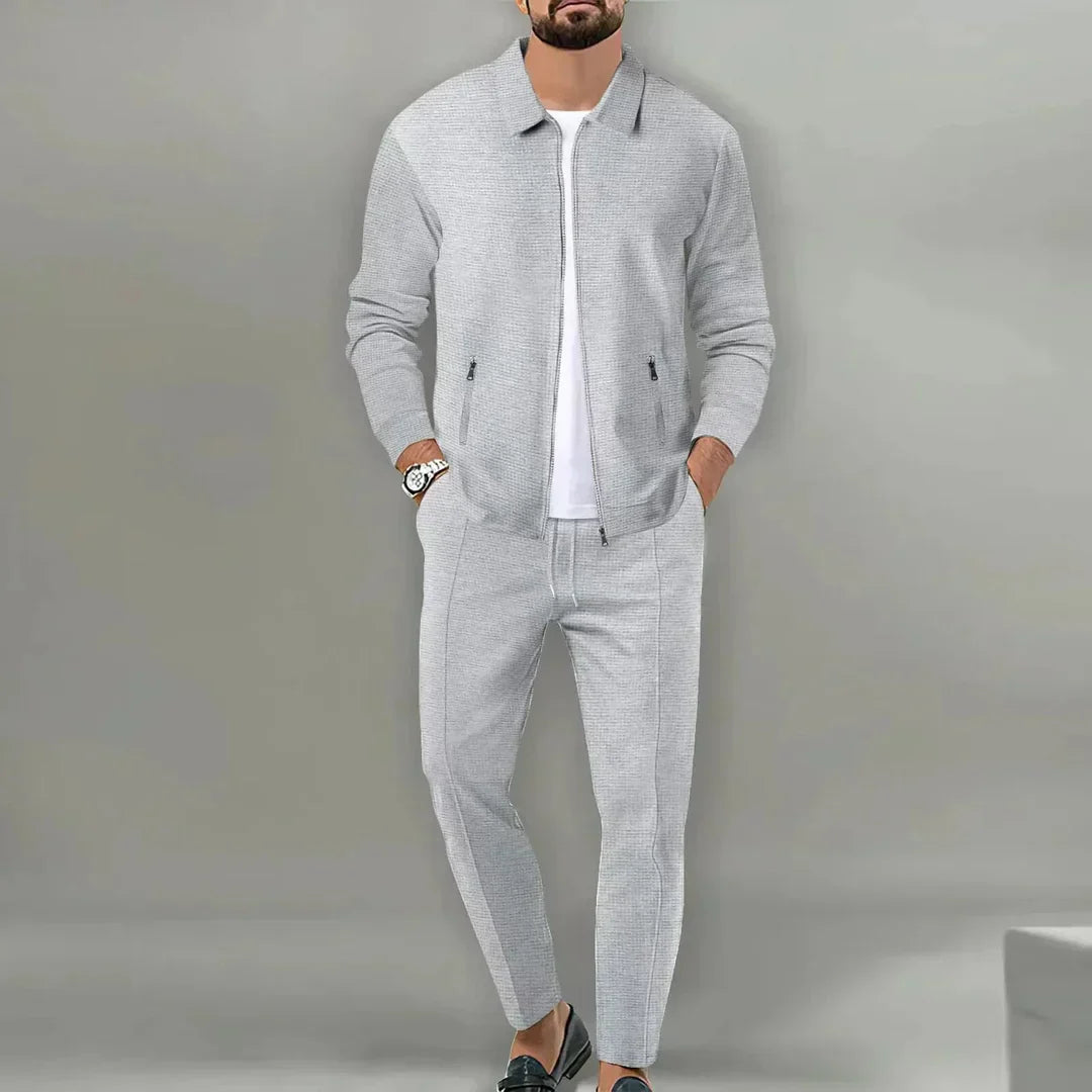 Men's Two-Piece Suit - Slim Fit Blazer and Trousers for Business and Formal Wear