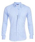 Men's Zip-Up Shirt, Modern Fitted Style for Casual and Office Wear