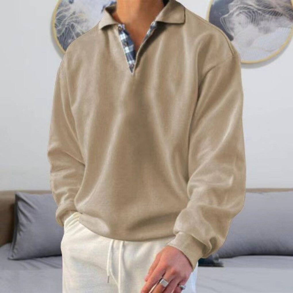 Men's Lightweight Sweater, Breathable Relaxed Fit Knit