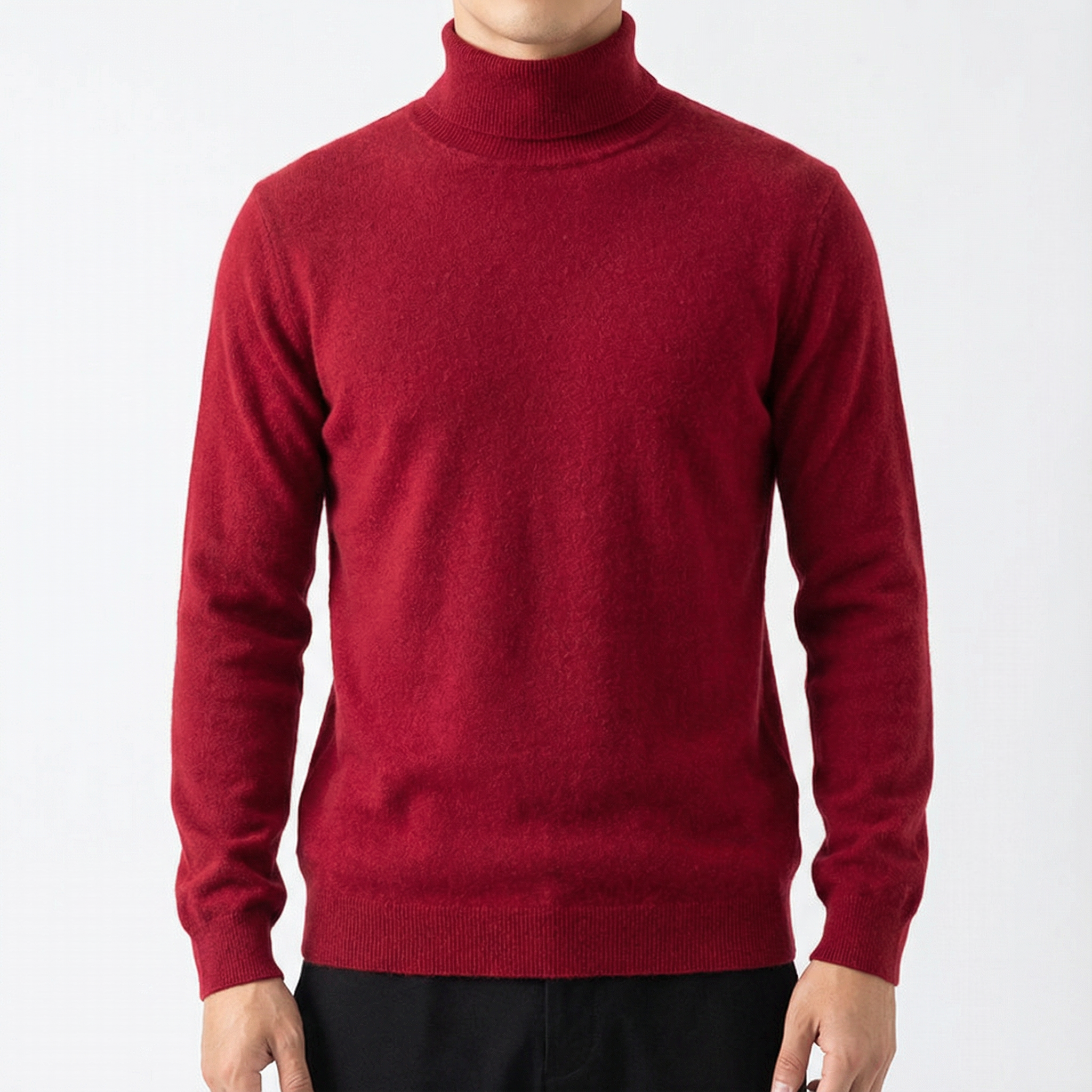 Montreux Cashmere Turtleneck for Men - Soft Warm Minimalist Sweater