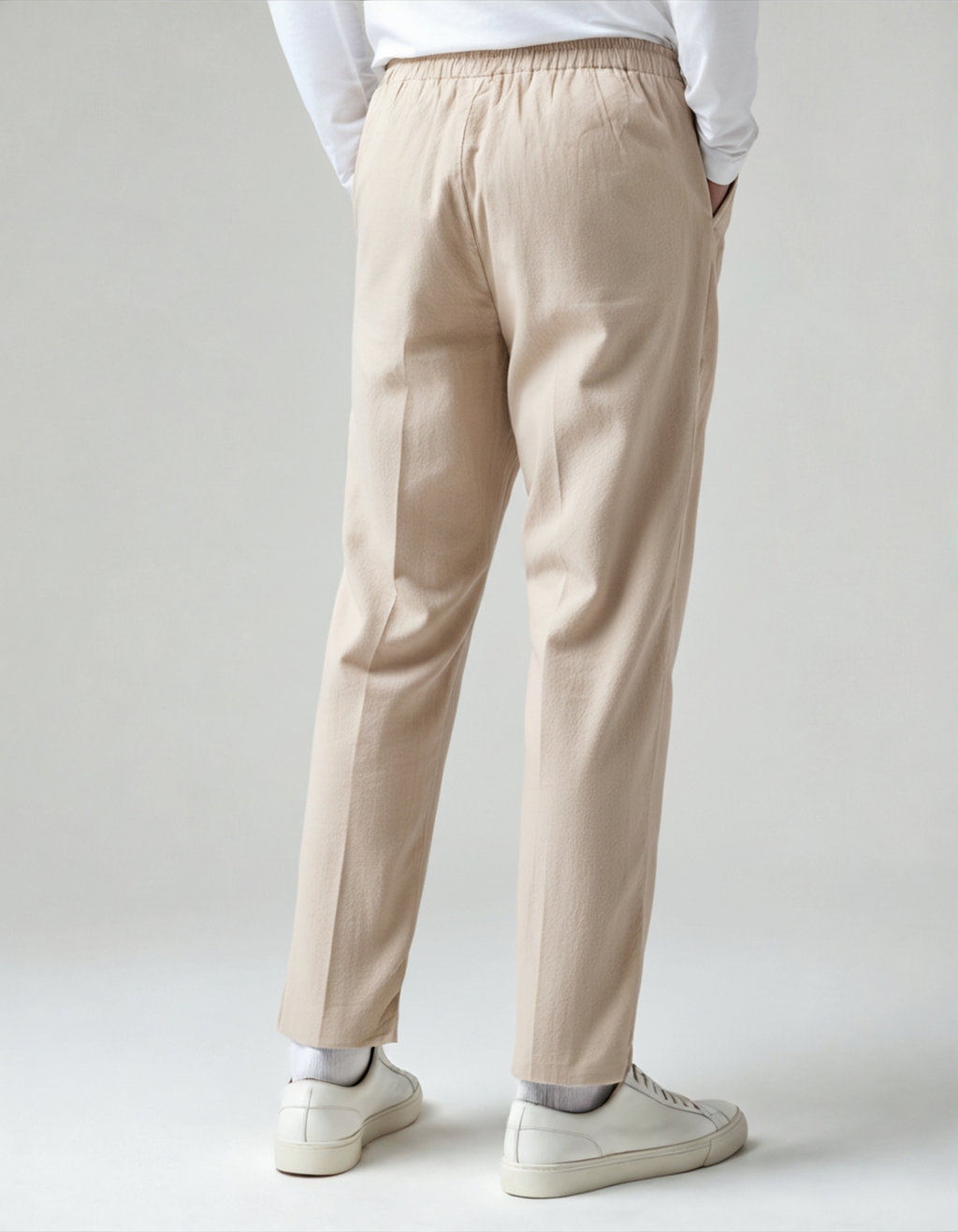 Men's Relaxed Fit Drawstring Pants - Lightweight Breathable Trousers