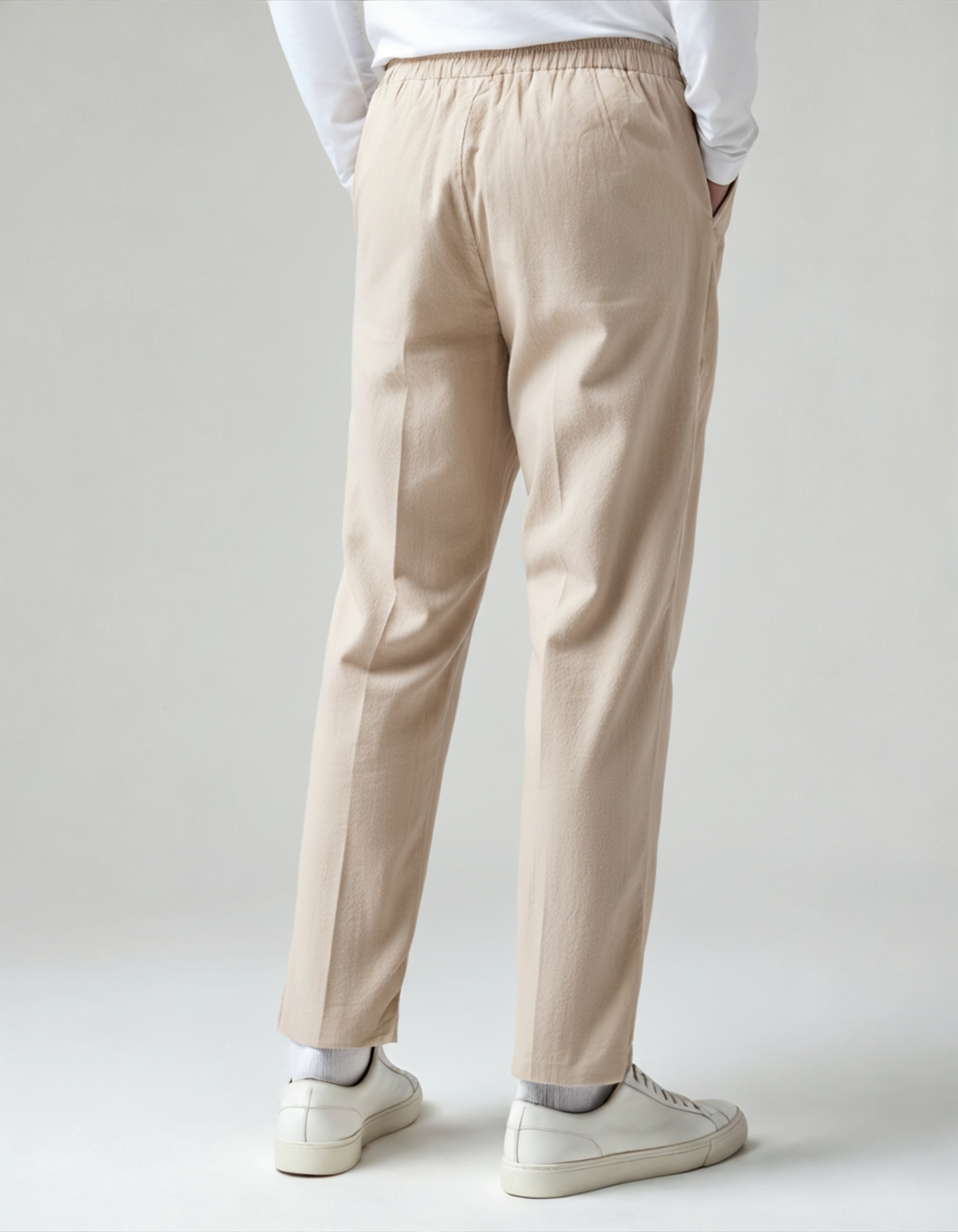 Men's Relaxed Fit Drawstring Pants - Lightweight Breathable Trousers