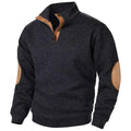 Men's V-Neck Sweatshirt, Soft Brushed-Lining Pullover for Casual and Outdoor Wear