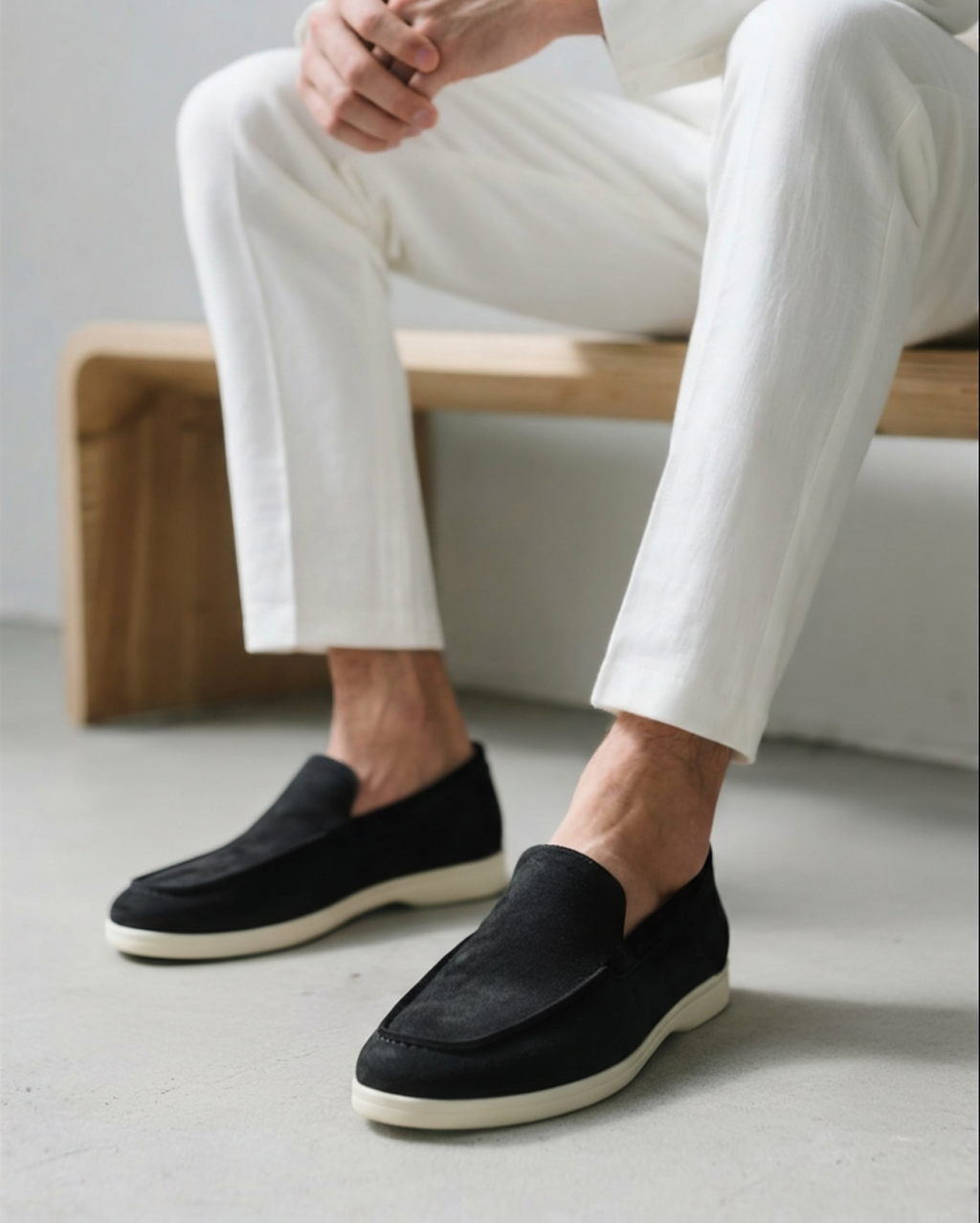 Men's Slip-On Loafers with Supportive Insole, Casual Everyday Shoes